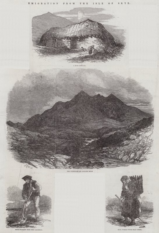 Emigration fra Isle of Skye af Samuel Read