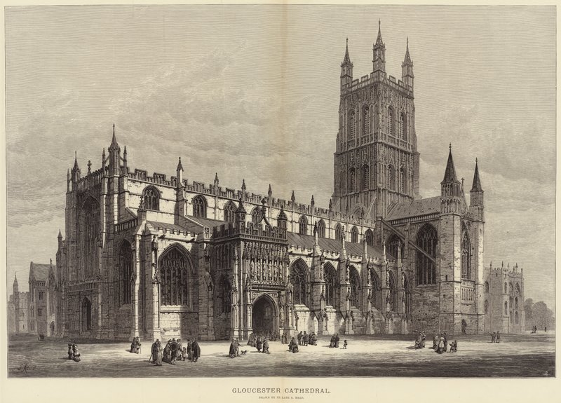 Gloucester katedral af Samuel Read