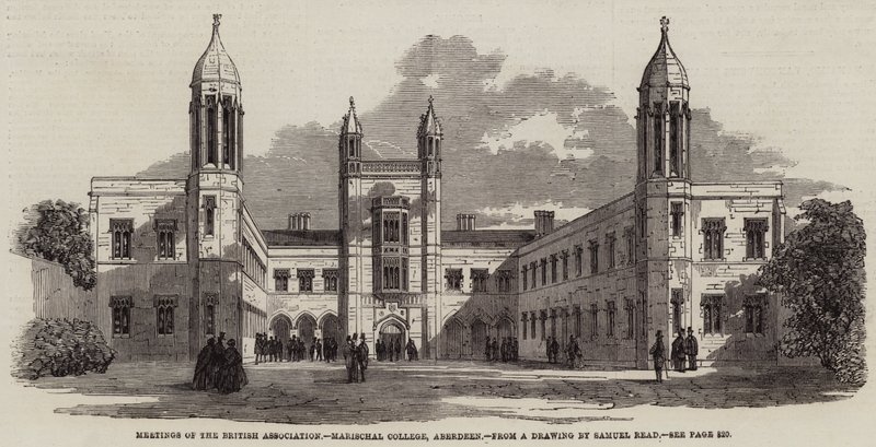 Møder i British Association, Marischal College, Aberdeen af Samuel Read