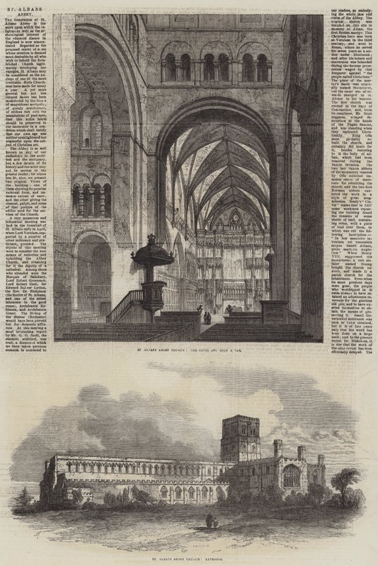 St Albans Abbey af Samuel Read