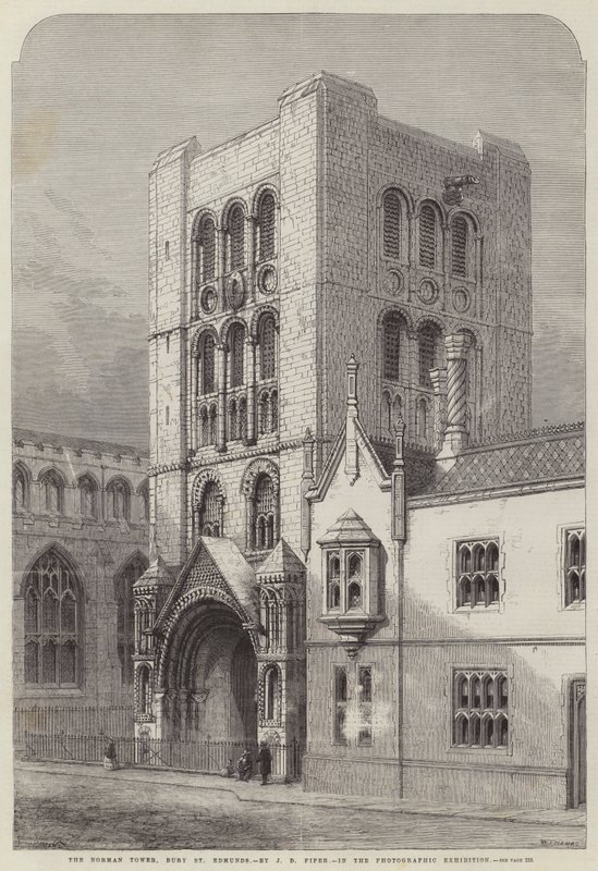 Norman Tower, Bury St Edmunds af Samuel Read
