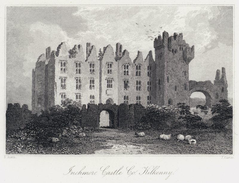 Inchmore Castle, Co Kilkenny (gravering) af Samuel (after) Austin