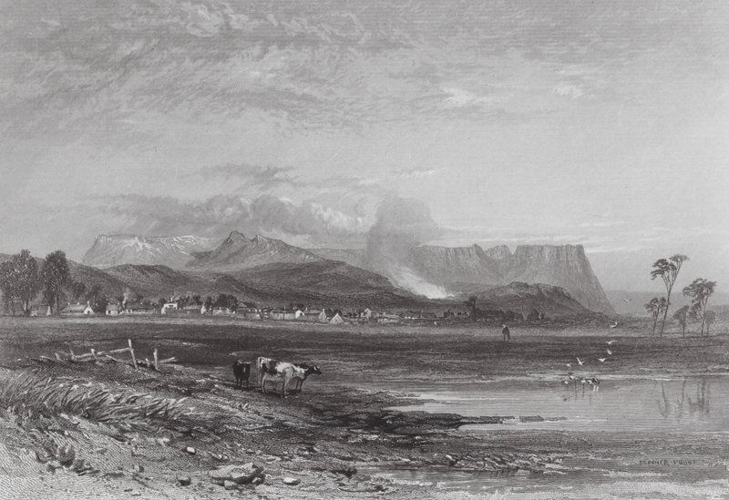 Australien: Perth, Tasmanien (gravering) af Samuel (after) Prout