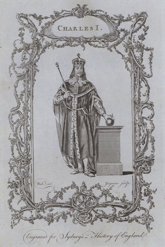 Charles I (gravering) af Samuel (after) Wale