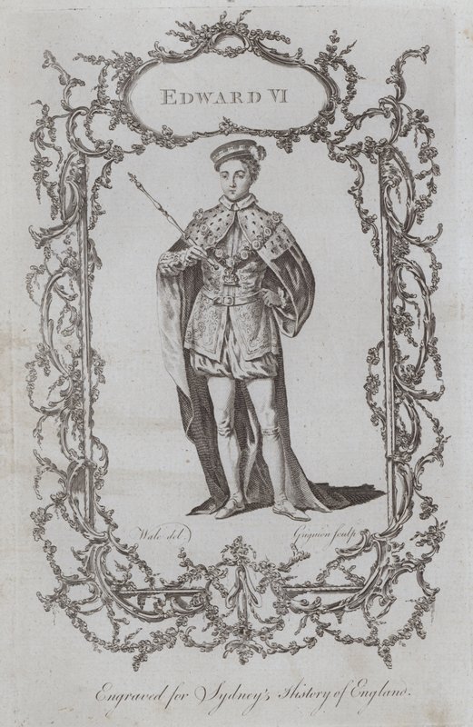 Edward VI (gravering) af Samuel (after) Wale