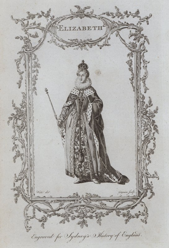 Elizabeth (gravering) af Samuel (after) Wale