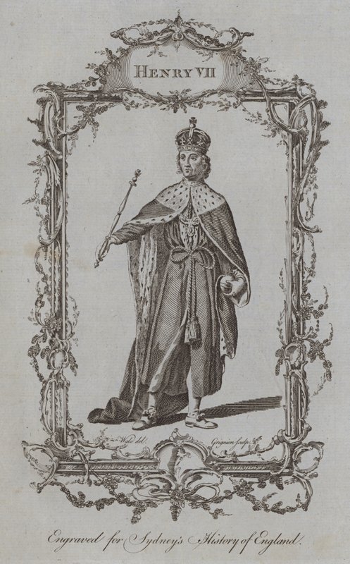 Henrik VII (gravering) af Samuel (after) Wale