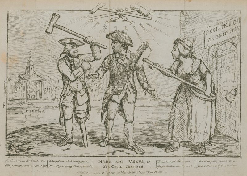 Mars og Venus eller Sir Cecil tugtet af Samuel Collings