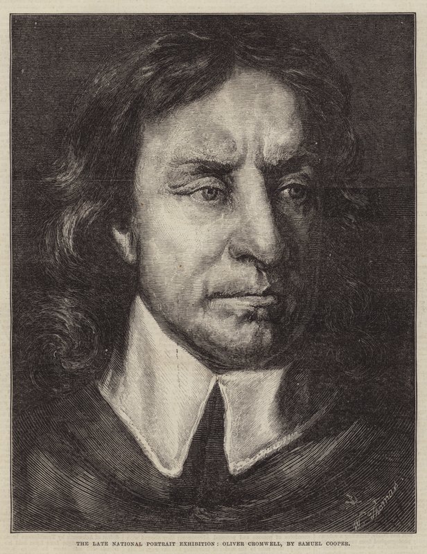 The Late National Portrait Exhibition, Oliver Cromwell af Samuel Cooper