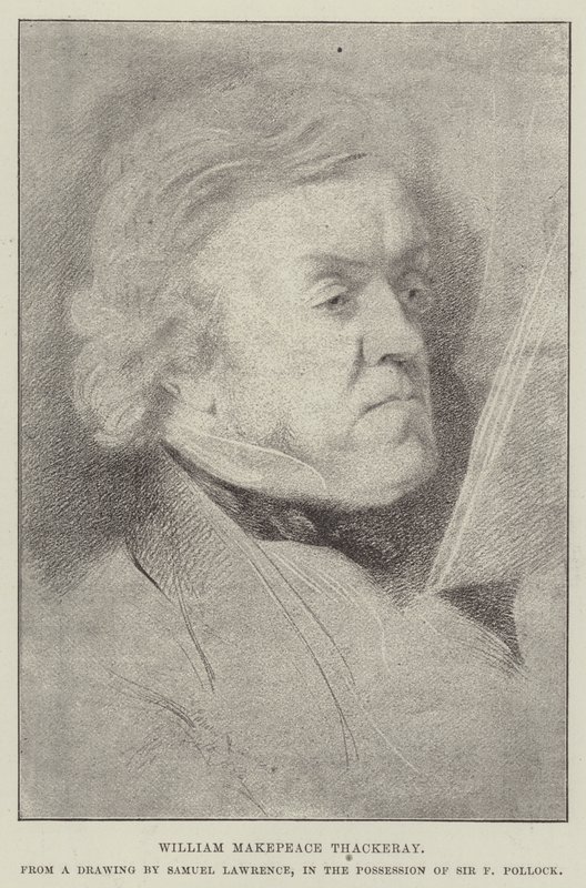 William Makepeace Thackeray af Samuel Lawrence