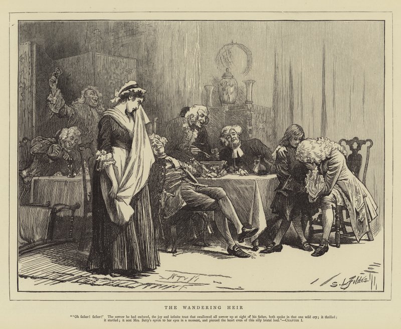 Den omvandrende arving af Samuel Luke Fildes