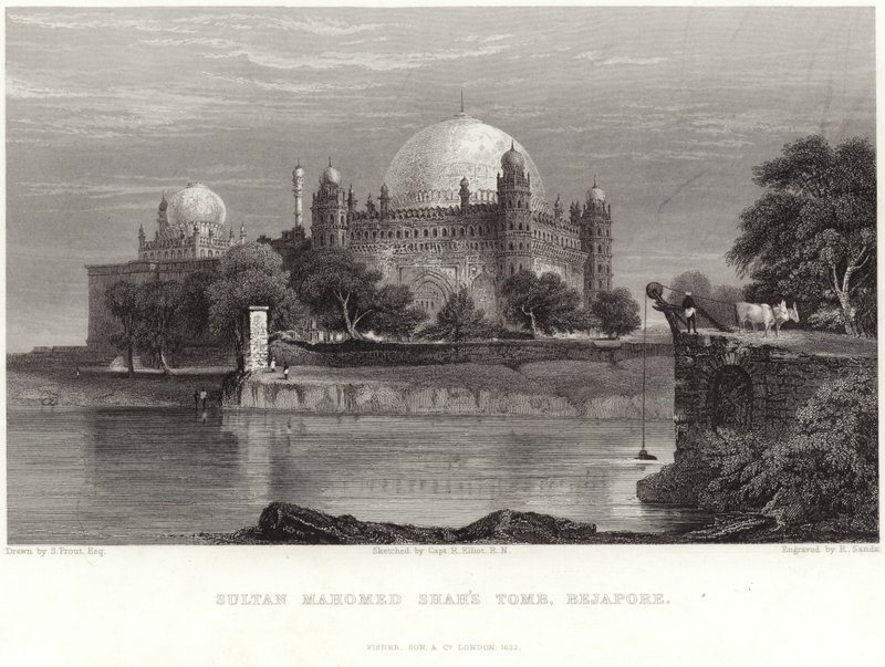 Sultan Mahomed Shahs grav i Beejapore af Samuel Prout