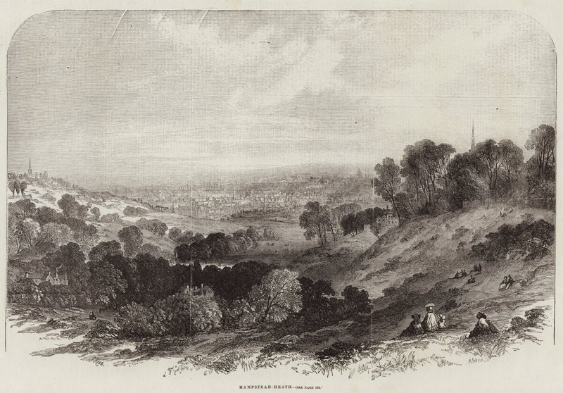 Hampstead-Heath af Samuel Read