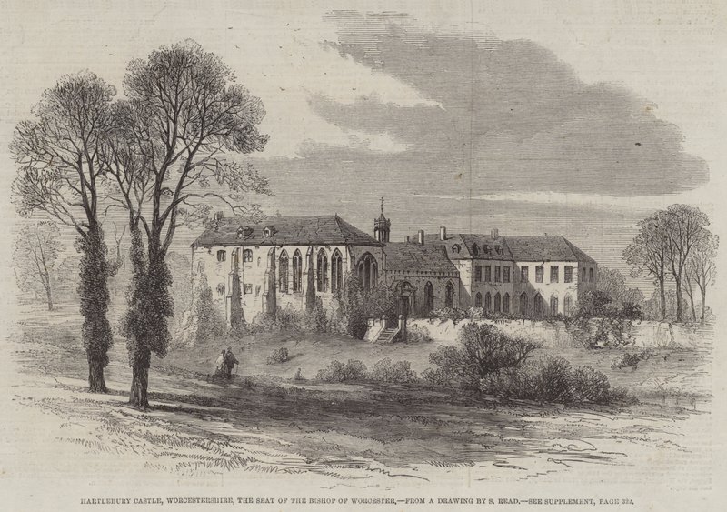 Hartlebury Castle, Worcestershire, biskoppen af Worcester har sit sæde af Samuel Read