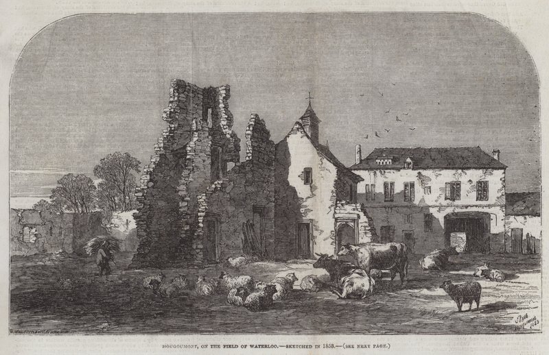 Hougoumont, på Field of Waterloo af Samuel Read