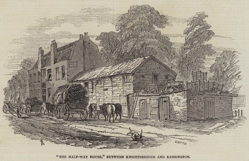 Half-Way House, mellem Knightsbridge og Kensington af Samuel Read