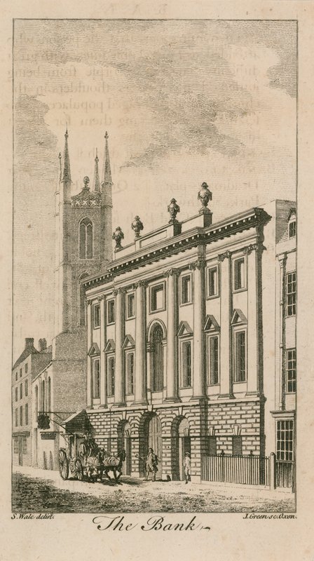 Bank of England, George Sampsons bygning, 1734 af Samuel Wale