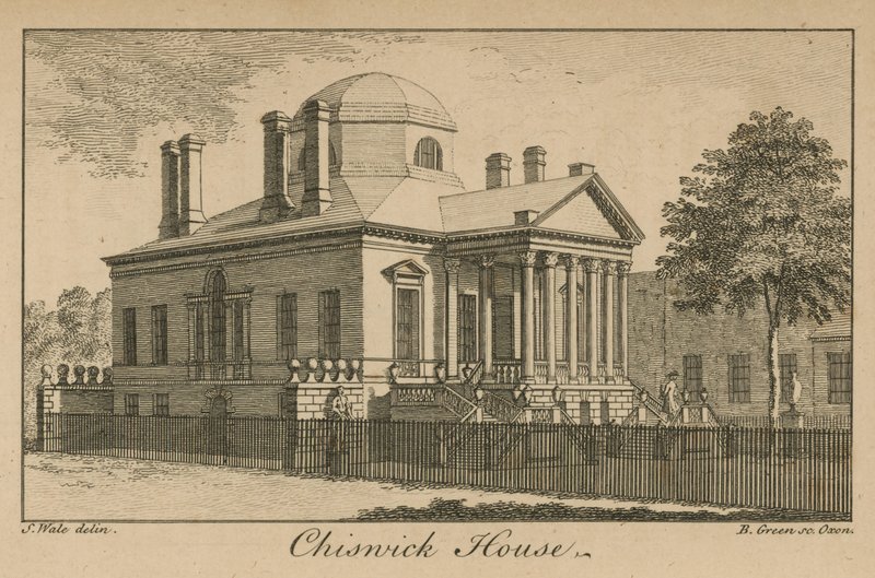 Generel visning af Chiswick House af Samuel Wale
