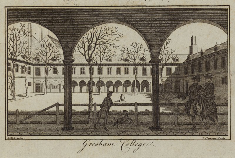 Gresham College i London af Samuel Wale