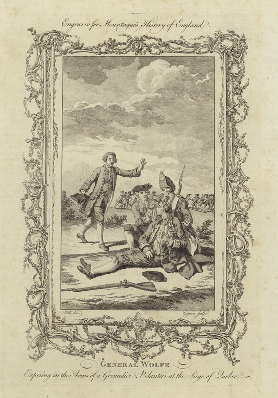 General James Wolfes død af Samuel Wale