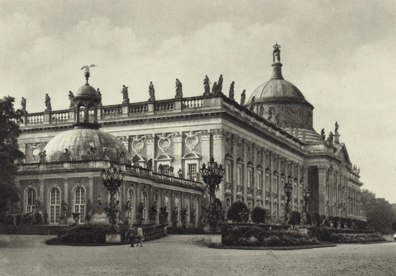 Potsdam, Neues Palais; New Palace (s/h foto) af Sasha Stone