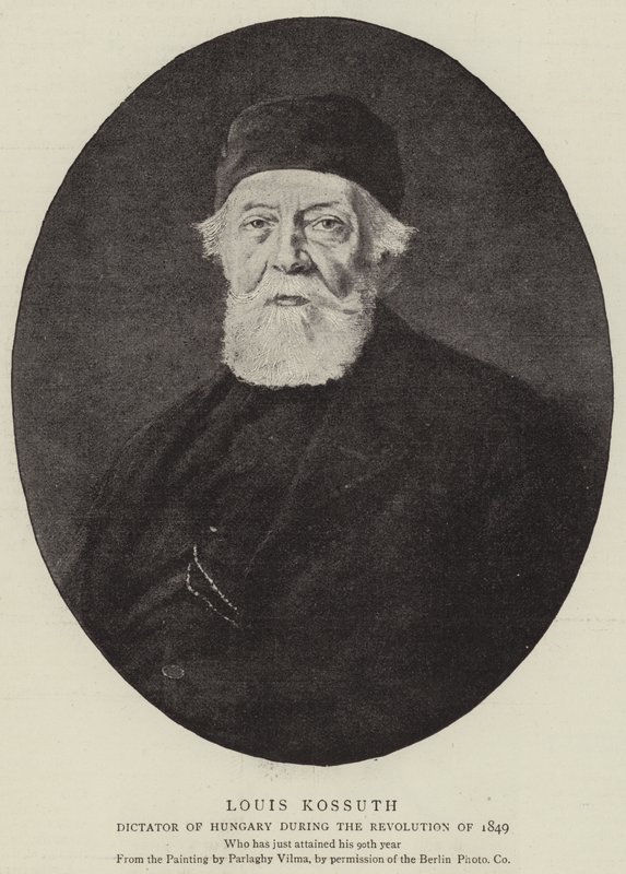 Luis Kossiti (litho) af School Hungarian