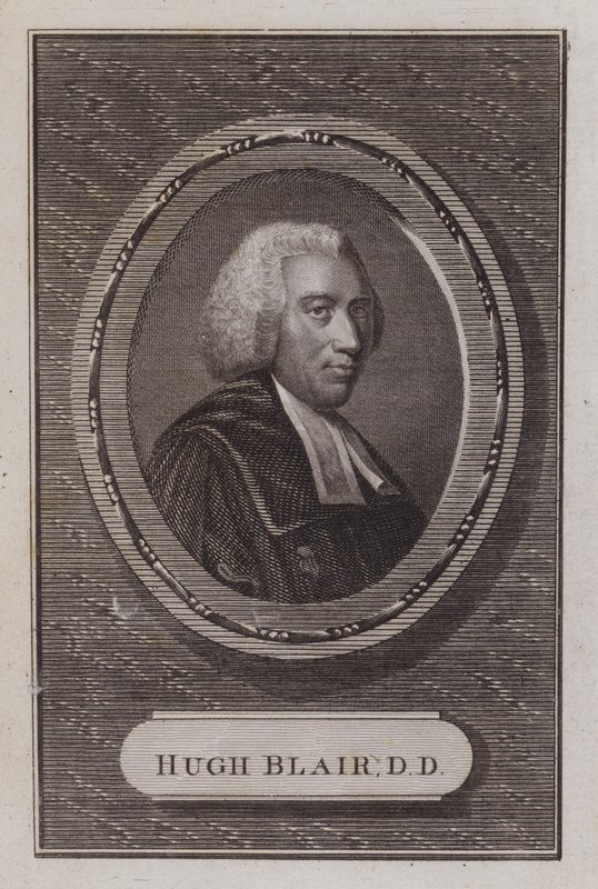 Hugh Blair, skotsk præst (gravering) af Scottish School