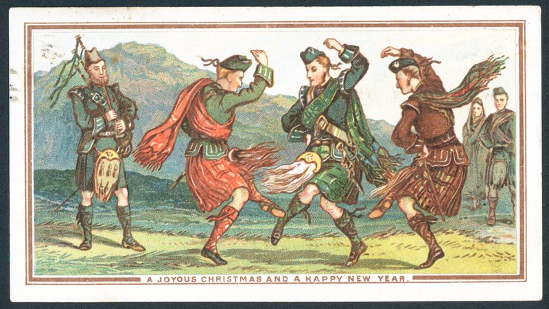 Skotsk julekort af Scottish School