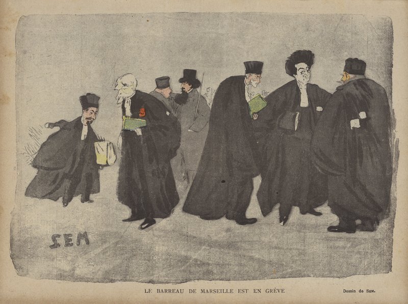 Illustration til Le Rire af Sem