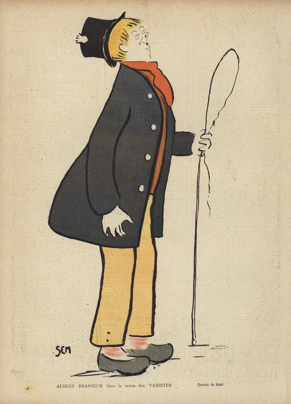 Albert Brasseur, fransk komiker og operettesanger af Sem