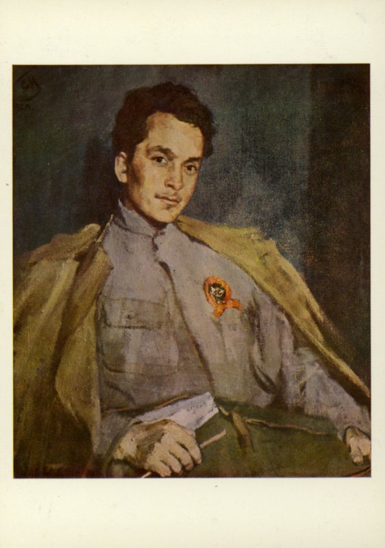 Dmitriy Furmanov, russisk forfatter, 1922 af Sergei Vasilievich Malyutin