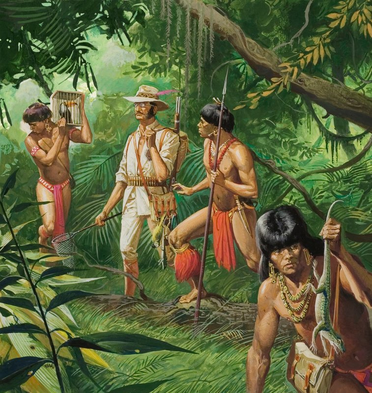 Henry Bates, opdagelsesrejsende i Amazonas-bassinet af Severino Baraldi