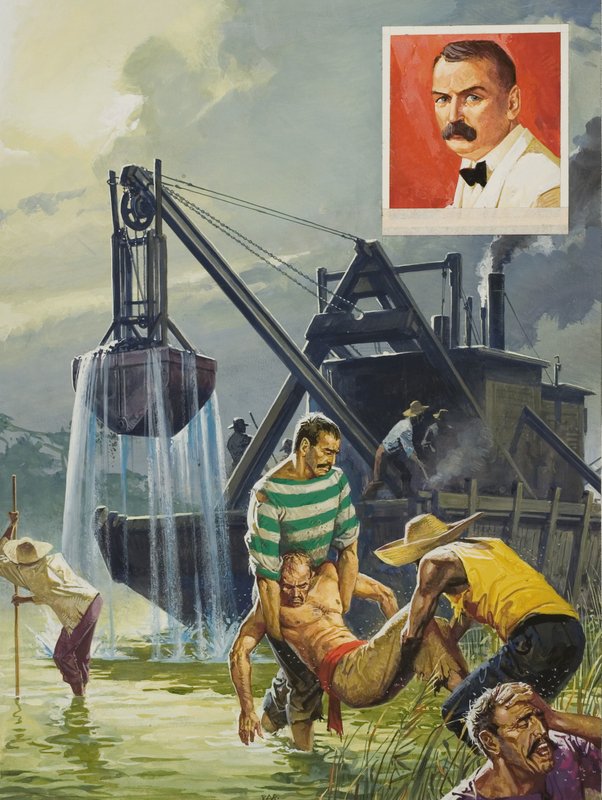 Panamakanalen af Severino Baraldi