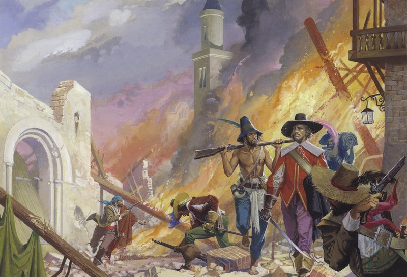 William Dampier, pirat fra det syttende århundrede af Severino Baraldi