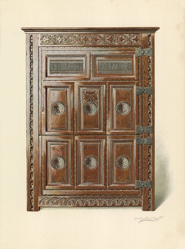 Eget skab (walisisk) (chromolitho) af Shirley Charles Llewellyn Slocombe