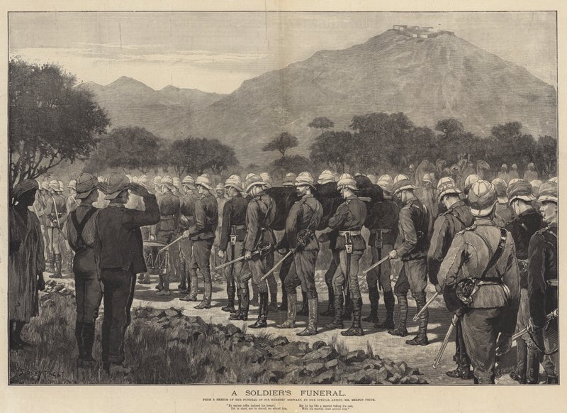 En soldats begravelse af Sidney Paget