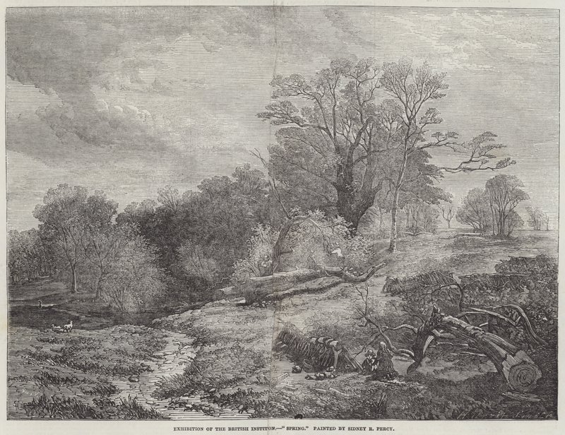 Forårsgravering af Sidney Richard Percy