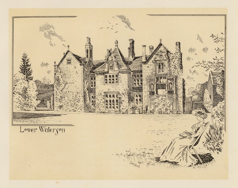 Dorset: Lower Waterson (litho) af Sidney Heath