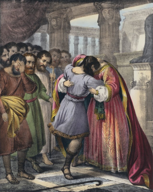 Josephs tilgivelse af sine brødre af Siegfried Detler Bendixen