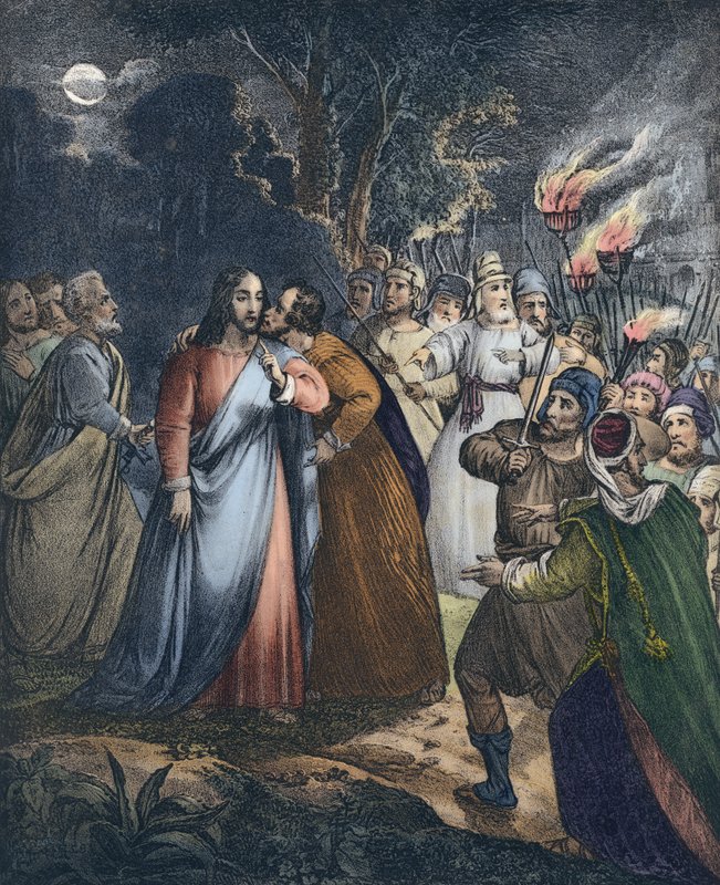 Judas forråder sin Mester af Siegfried Detler Bendixen
