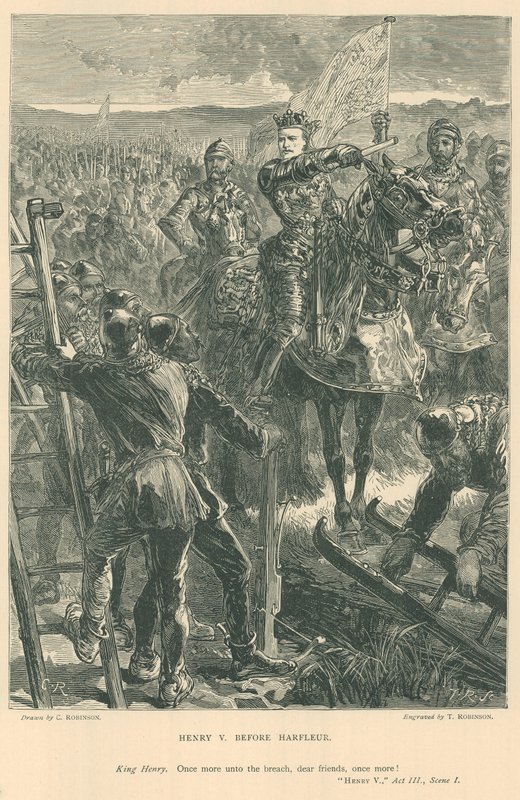 Illustration til Shakespeares kong Henry V af Sir John Charles Robinson