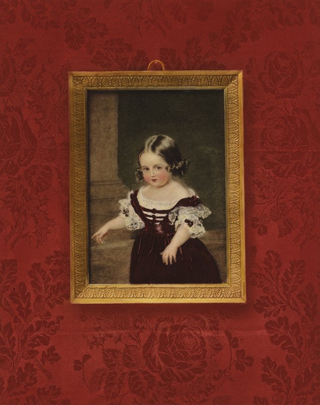 Portræt af dronning Victoria som barn af Sir William Charles Ross