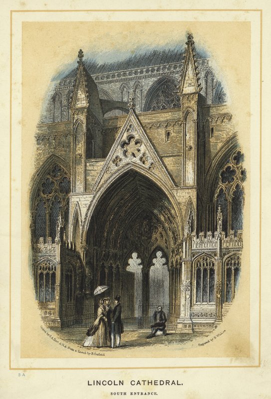 Lincoln Cathedral, sydlige indgang af Solomon Alexander Hart