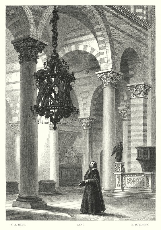 Lord Byrons barn Harold, Canto IV, strofe 54 (gravering) af Solomon Alexander Hart