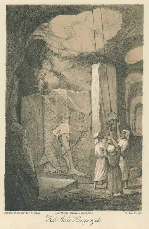 Fiskegud, Kouyunjik af Solomon Caesar Malan