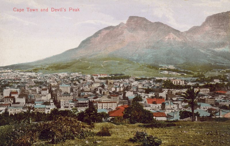 Cape Town og Devils Peak, Sydafrika af South African Photographer