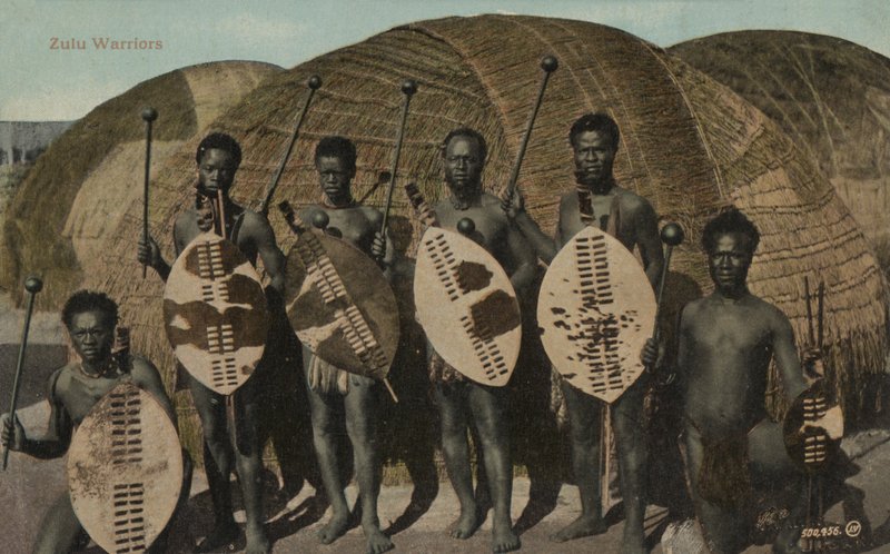 Zulu krigere af South African Photographer