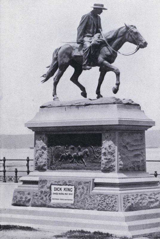 Dick King Memorial, Durban (s/h-billede) af South African Photographer