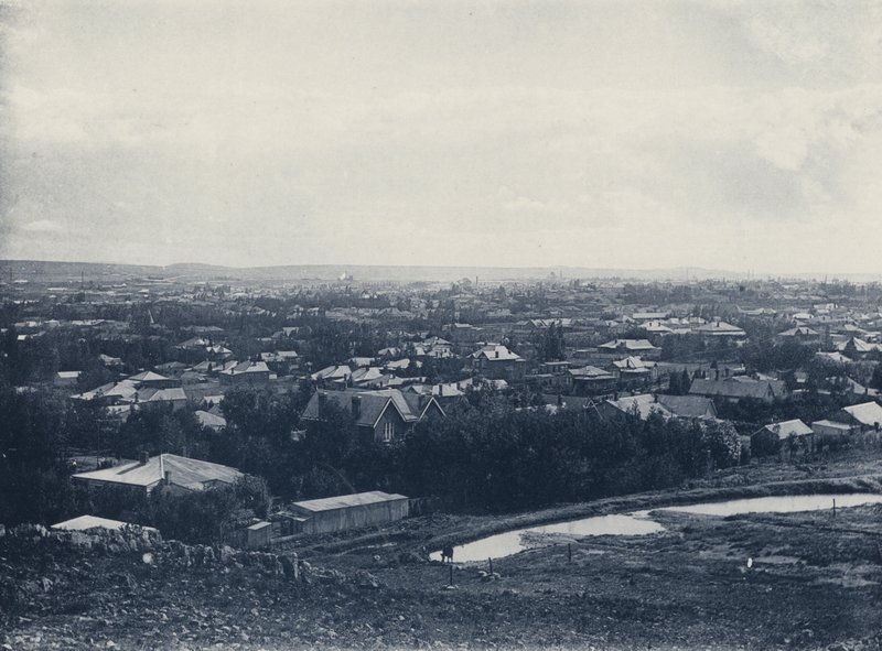 Doornfontein, Panorama fra bakken (s/h foto) af South African Photographer