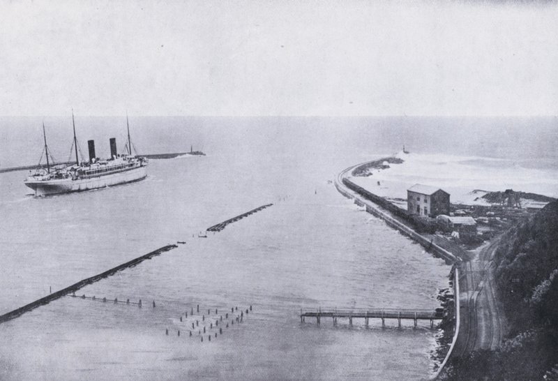 Indgang til Durban Harbour (s/h foto) af South African Photographer